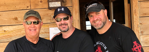 Don Zimmerman with sons Shad and Scott Zimmerman