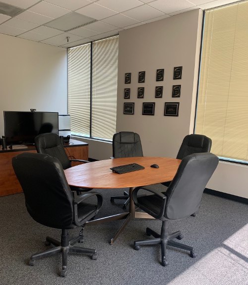 The web and conference room