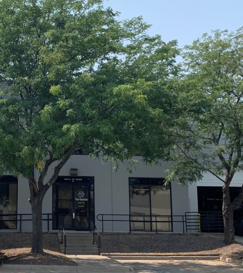 The Priest-Zimmerman building on East 53rd Avenue in Denver